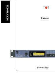 Quintet - TC-Helicon