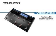 MANUAL DE INSTRUCCIONES - TC-Helicon