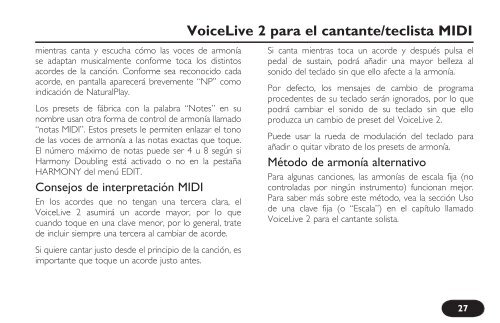 MANUAL DE INSTRUCCIONES - TC-Helicon