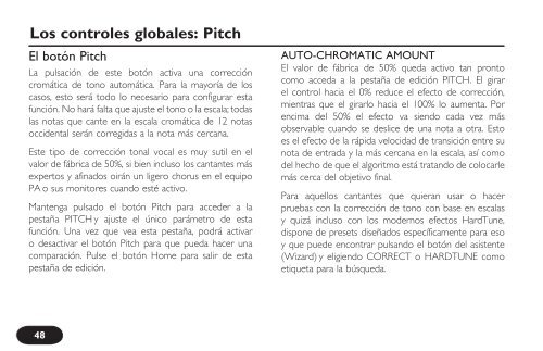 MANUAL DE INSTRUCCIONES - TC-Helicon