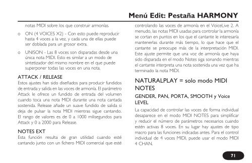 MANUAL DE INSTRUCCIONES - TC-Helicon