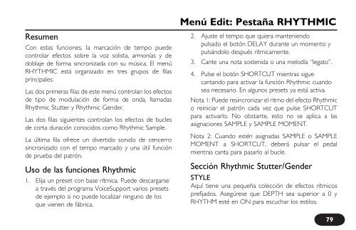 MANUAL DE INSTRUCCIONES - TC-Helicon