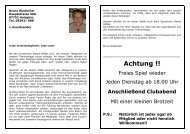 Achtung !! - TC Holzguenz