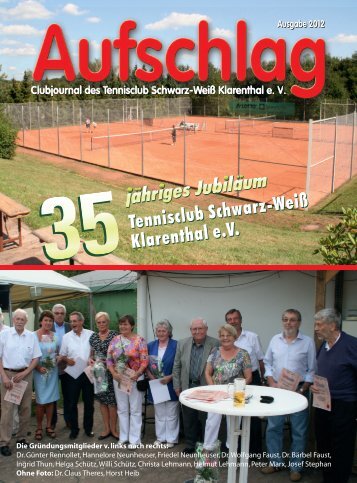 Ausgabe 2012 - TC Schwarz WeiÃ Klarenthal e.V.