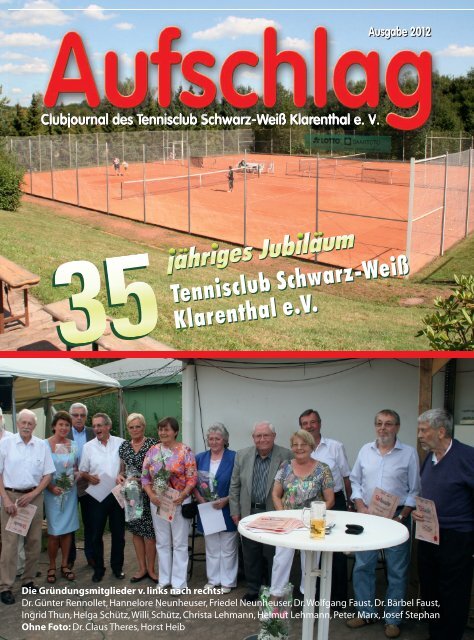 Ausgabe 2012 - TC Schwarz WeiÃ Klarenthal e.V.