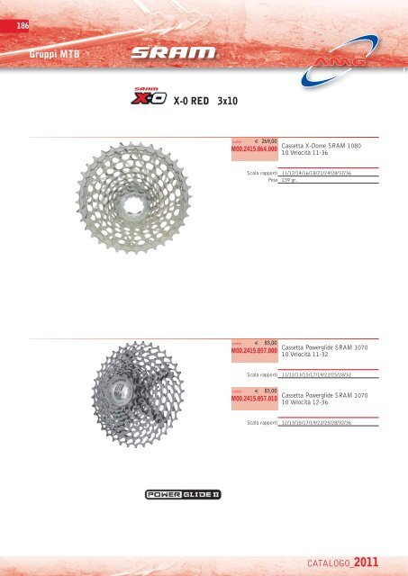 Gruppi MTB X-9 RED 2x10 - AMG