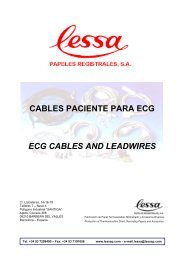 CABLES PACIENTE PARA ECG ECG CABLES AND LEADWIRES