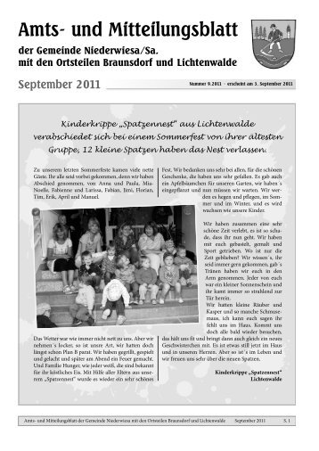 Amtsblatt September 2011