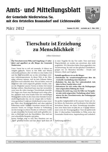 Amtsblatt März 2012