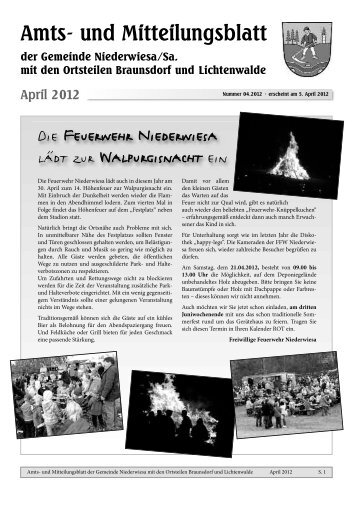 Amtsblatt April 2012