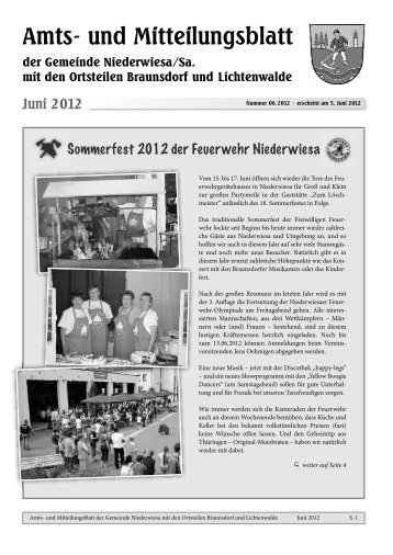 Amtsblatt Juni 2012