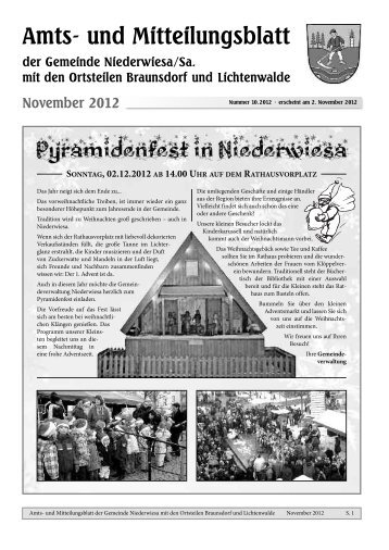 Amtsblatt November 2012