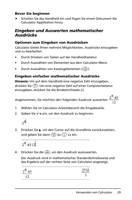 Handheld Handbuch