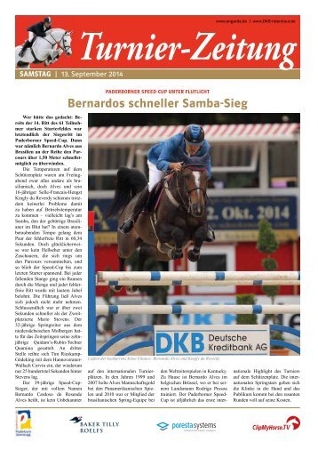 Paderborn Challege - Turnier-Zeitung vom Freitag