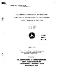 electromagnetic compatibility rationale report conducted test - FAA