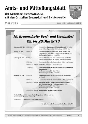 Amtsblatt Mai 2013