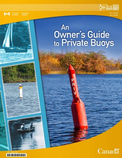 A Guide to Private Buoys - Transports Canada