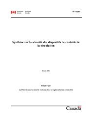 SynthÃ¨se sur la sÃ©curitÃ© des dispositifs de contrÃ´le de la circulation