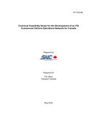 Technical Feasibility Study for the Development of an ITS ...