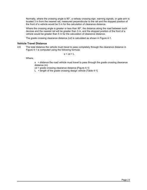 Draft Canadian Railway-Roadway Grade Crossings Standards ...