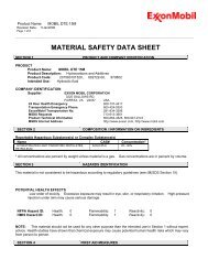 material safety data sheet - Derrick Equipment Company