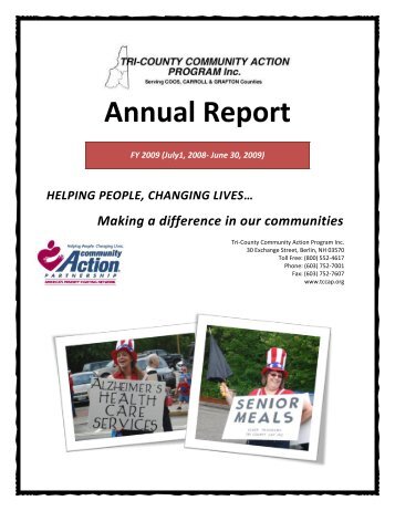 Annual Report - Tri-County Community Action Program