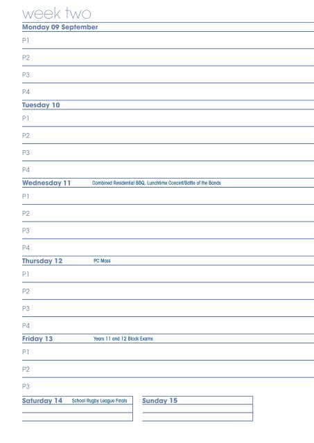 Student Planner 2013 - Tccr.com.au