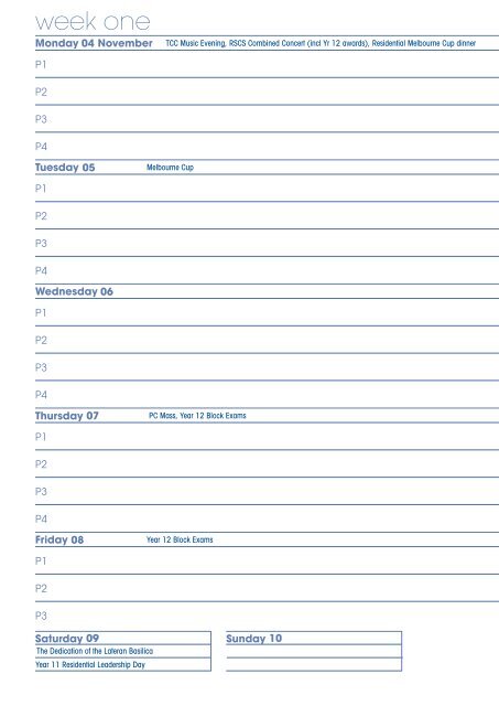 Student Planner 2013 - Tccr.com.au