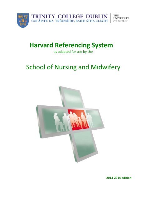 Guidelines for Harvard Referencing System - Trinity College Dublin