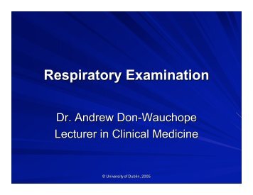 Respiratory Examination