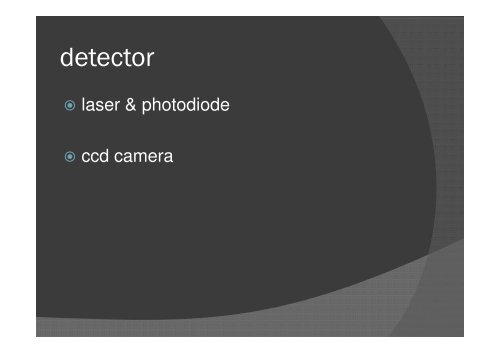 Surface Metrology