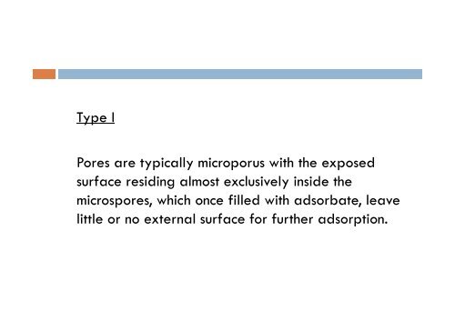 SURFACE AREA AND POROSITY