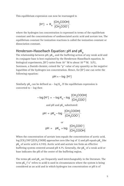 A guide for the preparation and use of buffers in biological systems