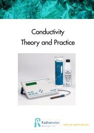 Conductivity Theory and Practice - Laboratory of Analytical Chemistry
