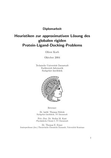 Heuristiken zur approximativen LÃ¶sung des globalen rigiden Protein ...