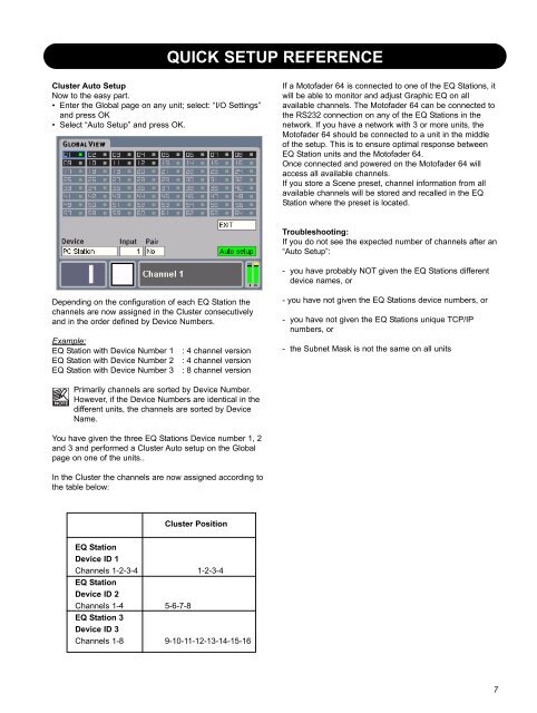 EQ Station Manual v. 2.01 sw. 220 English - TC Electronic