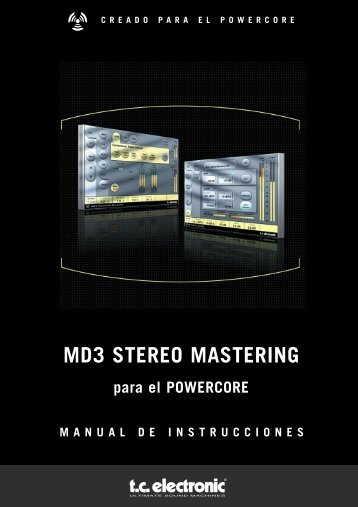 MD3 STEREO MASTERING - TC Electronic