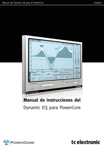 Manual de instrucciones del Dynamic EQ para ... - TC Electronic