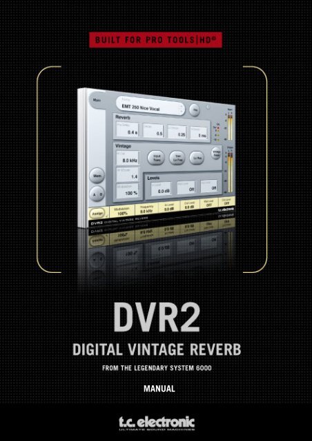 DVR2 TDM Manual English - TC Electronic