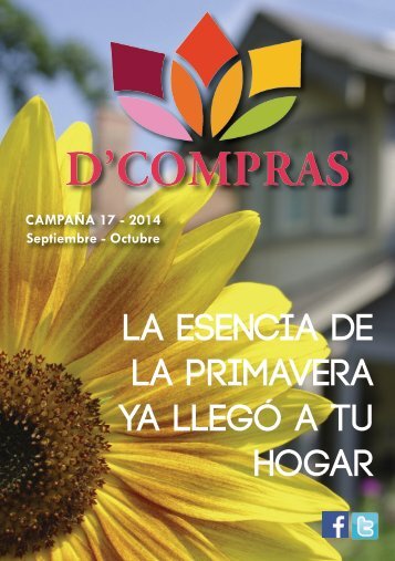 Catálogo D'Compras Campaña Septiembre - Octubre 2014