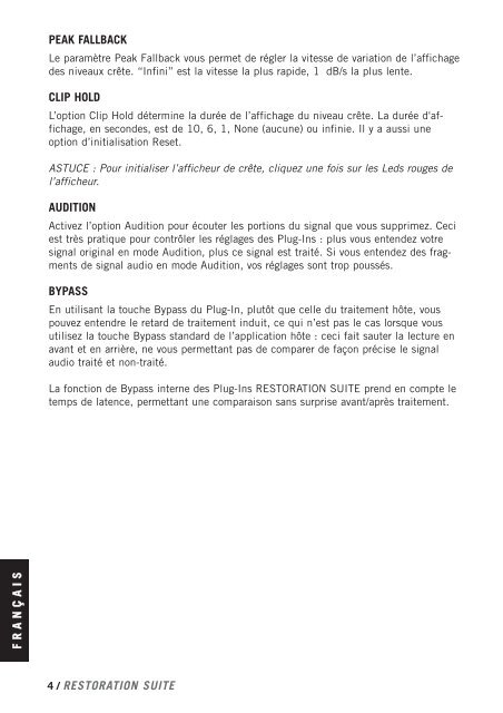 MODE D'EMPLOI - TC Electronic