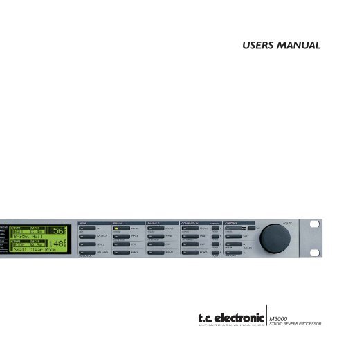 M3000 Manual English - TC Electronic