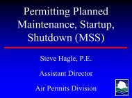TCEQ - Permitting Planned Maintenance, Startup ... - TCEQ e-Services