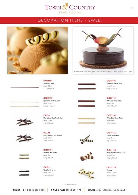 march 2013 product guide fine dining pastry hospitality