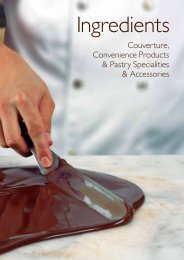 Couverture, Convenience Products & Pastry Specialities ...