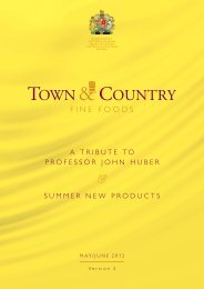 Tribute to Professor John Huber - Town & Country Fine Foods