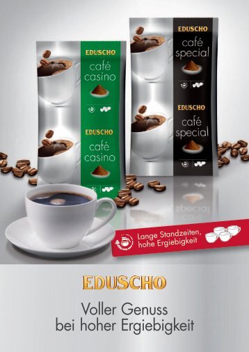 Produktinformationen EDUSCHO Kaffee jetzt direkt herunterladen