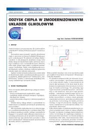 odzysk ciepÅa w zmodernizowanym ukÅadzie glikolowym - Technika ...