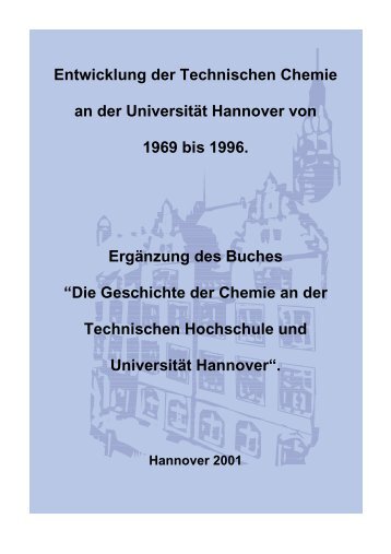 Die Geschichte der - Institut fÃ¼r Technische Chemie