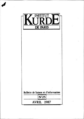1N'25] - Institut kurde de Paris